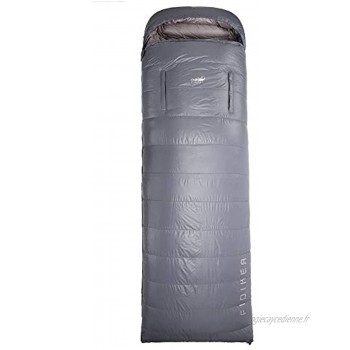 DLSM Sac de couchage en duvet ultra léger pour adultes en plein air coudre double saison chaud portable voyage camping duvet d'oie sauvage