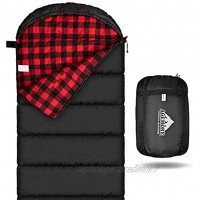 Mcota Sac de couchage en flanelle de coton pour adultes doublure 100 % coton sac de couchage pour le camping la randonnée les voyages léger et portable utilisation 3-4 saisons par temps chaud
