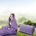 Sac de couchage léger 180 x 75 cm 0,5 kg Portable Ultra léger 4 saisons Léger et chaud Pour adulte et femme