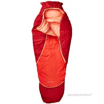 Vaude Alpli Adjust 400 SYN Sac de couchage enfant réglable en longueur Mixte Dark Indian Red