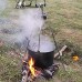 LIUTT Pot de Camping Pot Suspendu Pot de Camping Pot Simple pour Le Camping en Plein air Randonnée Cuisine