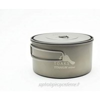 TOAKS Titanium 900ml Pot with 130mm Diameter by TOAKS