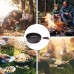 Kit de Casseroles Camping Ustensiles de Kit Camping Pan multifonctions Pliable antiadhésives rapide Chauffage Omelette Maker Poêle à frire pour Camping Randonnée Rouge