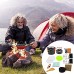 Life up Kit de Casserole Camping Batterie Cuisine Camping avec Mini Réchaud Gaz Ultraléger Aluminium Camping Poêlé pour 1-2 Personne Pêche Survie Randonnée Outdoor Pique-Nique