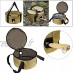 Amagogo Sac de Rangement Portable pour ustensiles de Cuisine en Plein air Pot Pan Vaisselle Pochette pour Organisateur de Four hollandais pour Couverts de
