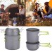 Deror équipement de Camping Ensemble de Cuisine extérieure Portable Camping Randonnée Ustensiles de Cuisine Pique-Nique Marmite