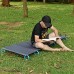 Bruryan Lit de Camping lit de Camping Pliant en Tissu Oxford 420D Ultra-léger Portable pour lit pour Camping randonnée Autres activités de Plein air