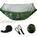 Hamac De Camping Double Simple Portable avec Moustiquaire Camouflage