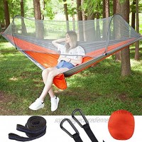 Hamac de Camping en Plein air avec moustiquaire Net 1-2 Personne Portable lit Suspendu Swing Tente de Couchage Sac de Couchage hamac