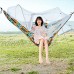 QUETW Hamac de camping double et simple portable en nylon pour randonnée plage escalade jardin jardin couleur : A