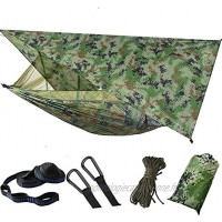 Yiran Hamac de camping randonnée tente à suspendre étanche ouverture rapide avec sac de rangement pare-soleil automatique moustiquaire portable auvent