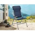 CAMPART TRAVEL Lot de 2 chaises de camping XXL rembourrées Pliables et légères Fauteuil de relaxation confortable