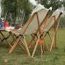 Chaise de Camping Chaise Pliante de Plage extérieure portative en hêtre Chaise de pêche Portable Chaise de Camping Pliante pour Les Loisirs à la Plage Camping Repos en Plein air