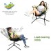 Chaise de camping inclinable portable et robuste pour adultes et enfants chaise de camping en alliage d'aluminium avec dossier pour camping pelouse plage pique-nique voyage Stargaze