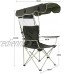 Chaises de plage Chaise de camping Chaise de pêche portable léger avec chaise de camping par pare-soleil peut résister à la chair de plage pliable de 150kg avec titulaire de la gobelet pour le campin