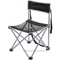 Léger et pratique solide et ferme forte capacité Chaise pliante légère arrière arrière arrière chaise de camping portable pliante légère Compact Ultra légère pliante chaises de s