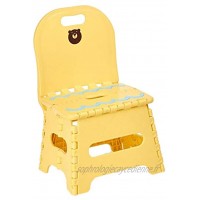 SM SunniMix Chaise Pliante en Plastique pour Enfants Tabouret pour Maternelle Camping Picnics Jaunes