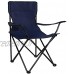 SPRINGOS Chaise de camping pliante avec porte-gobelet chaise de pêche chaise de pique-nique en plein air chaise de plage jardin bleu marine