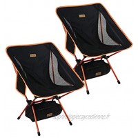 TREKOLOGY YIZI GO Chaise de Camping Portable avec Hauteur réglable Chaises Pliantes compactes Ultra-légères dans Un Sac de Transport pour randonneurs Camping