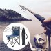 xiaowang Chaises de camping pliantes avec sac de rangement peut contenir jusqu'à 150 kg équipement de pêche pliable pour la pêche les fêtes les voyages et les barbecues