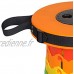 Tabouret pliable portable 2ème génération réglable en plastique léger pour salle de bain cuisine camping pêche randonnée barbecue Charge maximale 150 kg – Orange