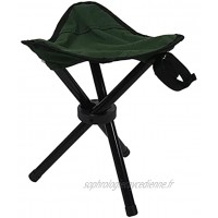 Tabouret Pliant 3 Pieds Chaise en Toile Légère Potable Chaise De Pique-Nique pour La Randonnée Camping Pêche De Pique-Nique Barbecue sur La Plage
