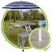 AKTIVE 52887 135 x 86 x 67 cm Pique-Nique Valise Pliante chaises Table Camping Pliable en Aluminium Multicolore
