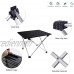 Create Idea S L Table de pique-nique pliable en aluminium pour camping bateau pique-nique plage salle à manger s