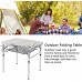 FASJ Table Pliante d'extérieur Table de Camping Design Portable Stockage Gratuit Ultra-légère et Durable à l'extérieur pour Un de Camping en Famille Pique-Nique