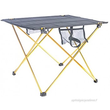 MARMODAY Petite table de camping pliante en alliage d'aluminium bleu