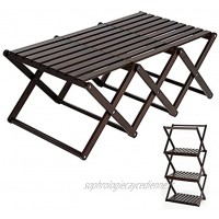 PSY Table pliante de camping multi-couches avec étagère de rangement pour camping en plein air Table de rangement portable Table de salle à manger peut être utilisée pour le camping