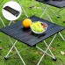 SHURROW Table de Camping Pliante en Aluminium Portable pour Pique-Nique en Plein air avec Sac de Transport Facile Bureau de Camping de Camping en Plein air intérieur