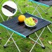 SHURROW Table de Camping Pliante en Aluminium Portable pour Pique-Nique en Plein air avec Sac de Transport Facile Bureau de Camping de Camping en Plein air intérieur