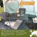 Skandika Maikku Table de Camping Pliante en Aluminium Table pour 6 Personnes 107 x 70 x 70 cm Sac de Transport Max. 80 kg