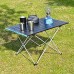 Table de Camping Pliante Table de Pique-Nique extérieure Pliable ultralégère en Alliage d'aluminium Portable pour Barbecue Plage fête randonnée pêche