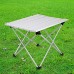 Table de camping pliante table pliante en alliage d'aluminium table de camping en plein air sac de transport portable peut être utilisé pour la randonnée le barbecue la pêche et les Small