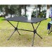 Tables de Camping Camping en Plein air Pliante Barbecue de Pique-Nique d'extérieur de Hauteur réglable de Voiture Color : Black Size : 75.5 * 55 * 34.5cm