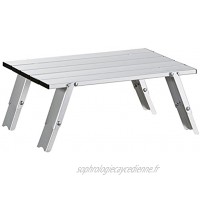 Uquip Handy Table Basse Pliante en Aluminium – Réglable en 2 Hauteurs 11 16 cm
