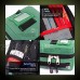 RUIXFWA First Aid Kit Portable Sac Urgence Sac Médical Imperméable Durable Trousse de Secours pour Les Militaires Le Camping Les randonnées la Survie et l'utilisation de la Voiture Green