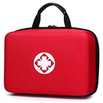 RUIXFWA Kit de Secours First Aid Kit Trousse de Premiers Secours pour la Maison Le Véhicule Les Voyages Le Bureau Le Lieu de Travail la Garde d'enfants la Survie et l'Extérieur Red