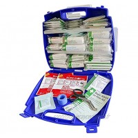 Safety First Aid Evolution Plus Kit de premiers secours pour traiteur conforme à la norme BS 8599 petit étui bleu
