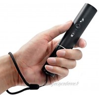 Stecto Mini sifflet électronique pour arbitre avec dragonne sifflet rechargeable par USB pour camping sport survie d'urgence