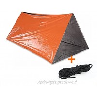 ANHPI Camping Emergency Pet Tente de Survie Gears-Foil Mylar Couvertures Thermiques Pack de 2 -Best pour Votre kit de Survie Kits de Voiture à l'extérieur ou aux Premiers Secours réutilisable