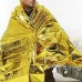 BEAUTYBIGBANG Lot de 5 couvertures thermiques de survie réutilisables 160 x 210 cm