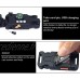 ACELEY Montre bracelet de survie multifonctionnelle pour camping urgence montre numérique pour randonnée camping kit de premiers secours Noir