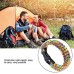 Alomejor Bracelet de Survie Paracorde Multifonction étanche Bracelet de Survie d'urgence pour la Randonnée Camping