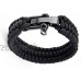 Asuthink Bracelet de Survie Bracelets pour Homme Bracelet paracorde en Acier Inoxydable Militaire Paracorde pour randonnée Camping Aventure