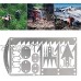Atyhao Carte de Survie 2 pièces Carte de Survie Outil de Survie pêche Camping randonnée Chasse kit d'urgence