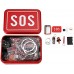 Gearmax Outdoor Survival Kit SOS Kit Équipement de Survie Équipement d'urgence Fournitures d'urgence de Survie Kits d'urgence