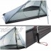 3F UL Tente de Camping Ultra-légère extérieure 3 Saisons 1 Personne Seule Tente Ultra-légère Revêtement en Silicone imperméable pour la Tente de Camping en Maille d'été